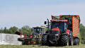 Eerste snee gras inkuilen